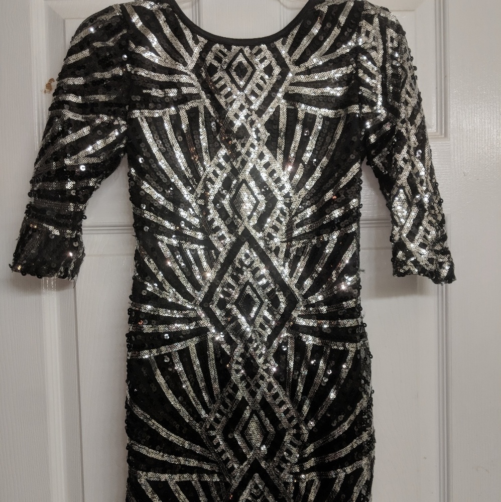 Sequin mini dress